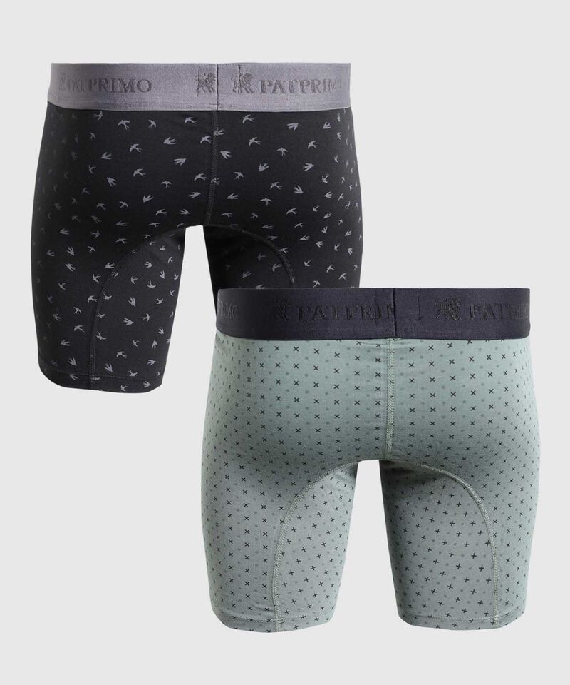 Pack X 2 Boxer Medio Estampados