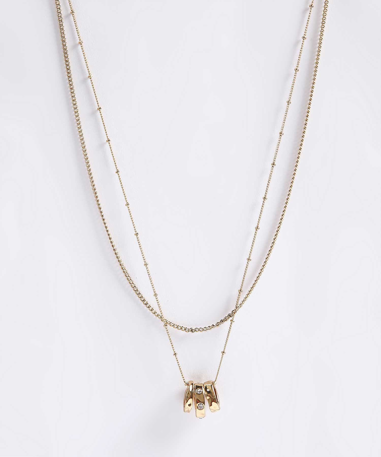 Collar Doble Dorado