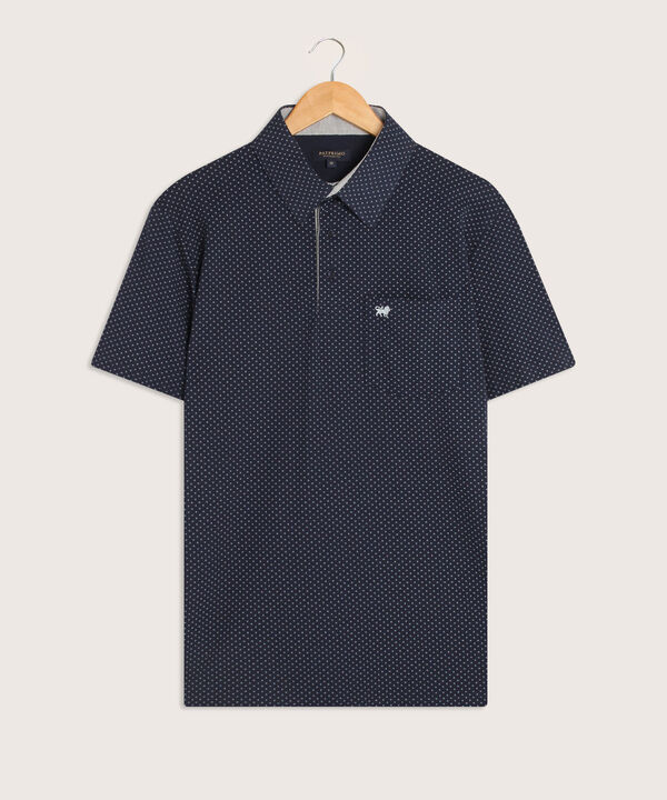 Polo Estampada Cuello Duro image number null