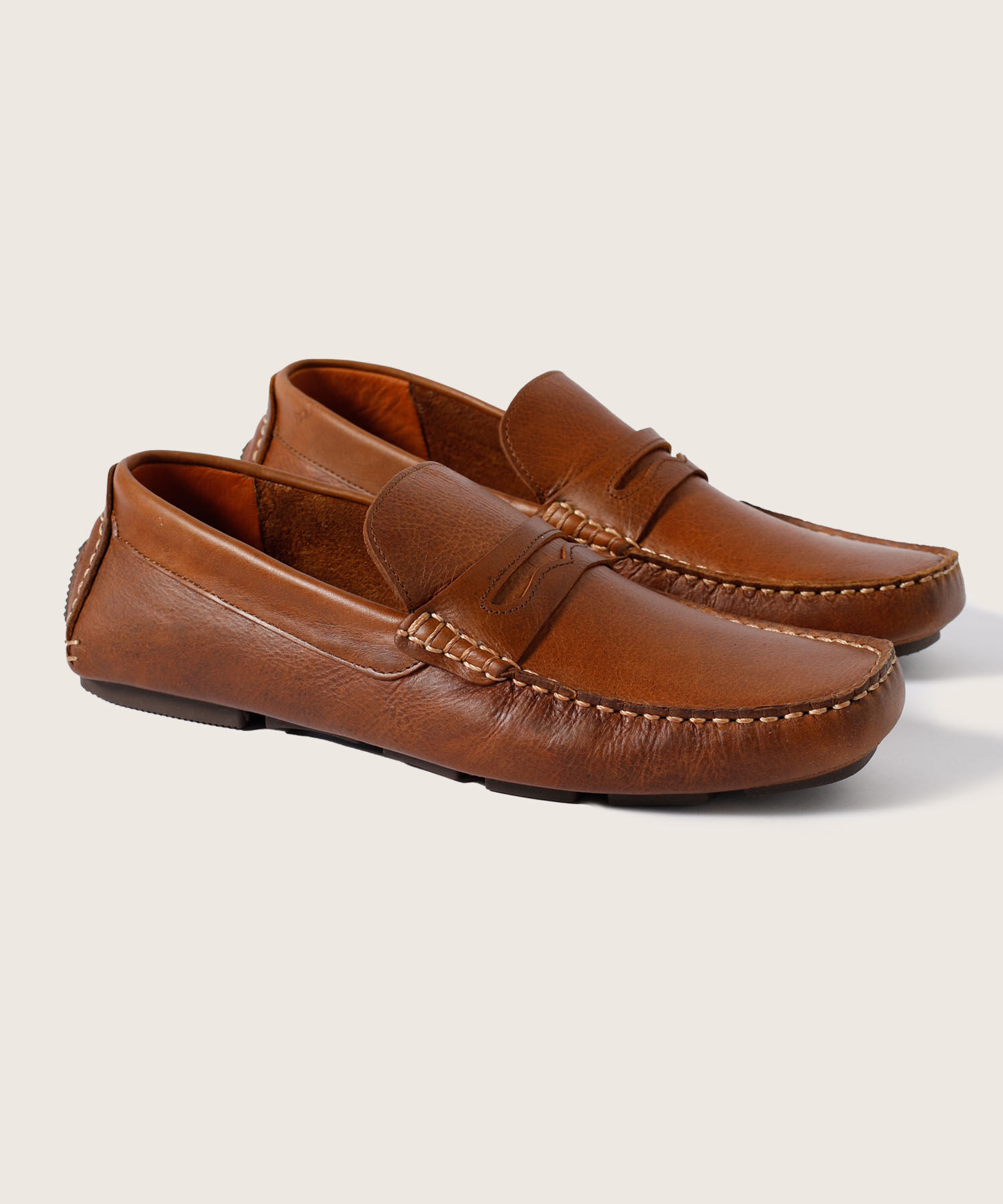Zapato Driver de Cuero con Detalles Tejidos Compra Online PATPRIMO