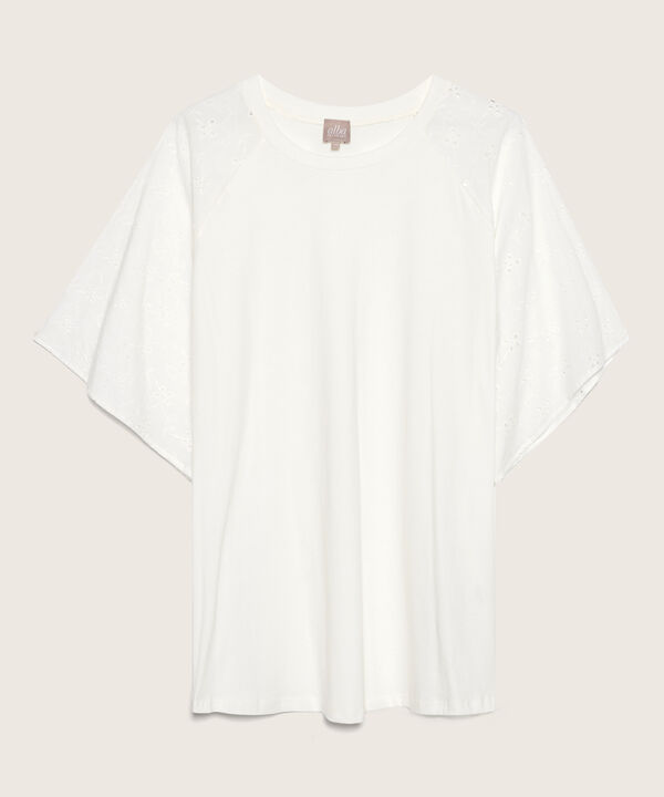 Camiseta Manga al Codo en Ojalillo