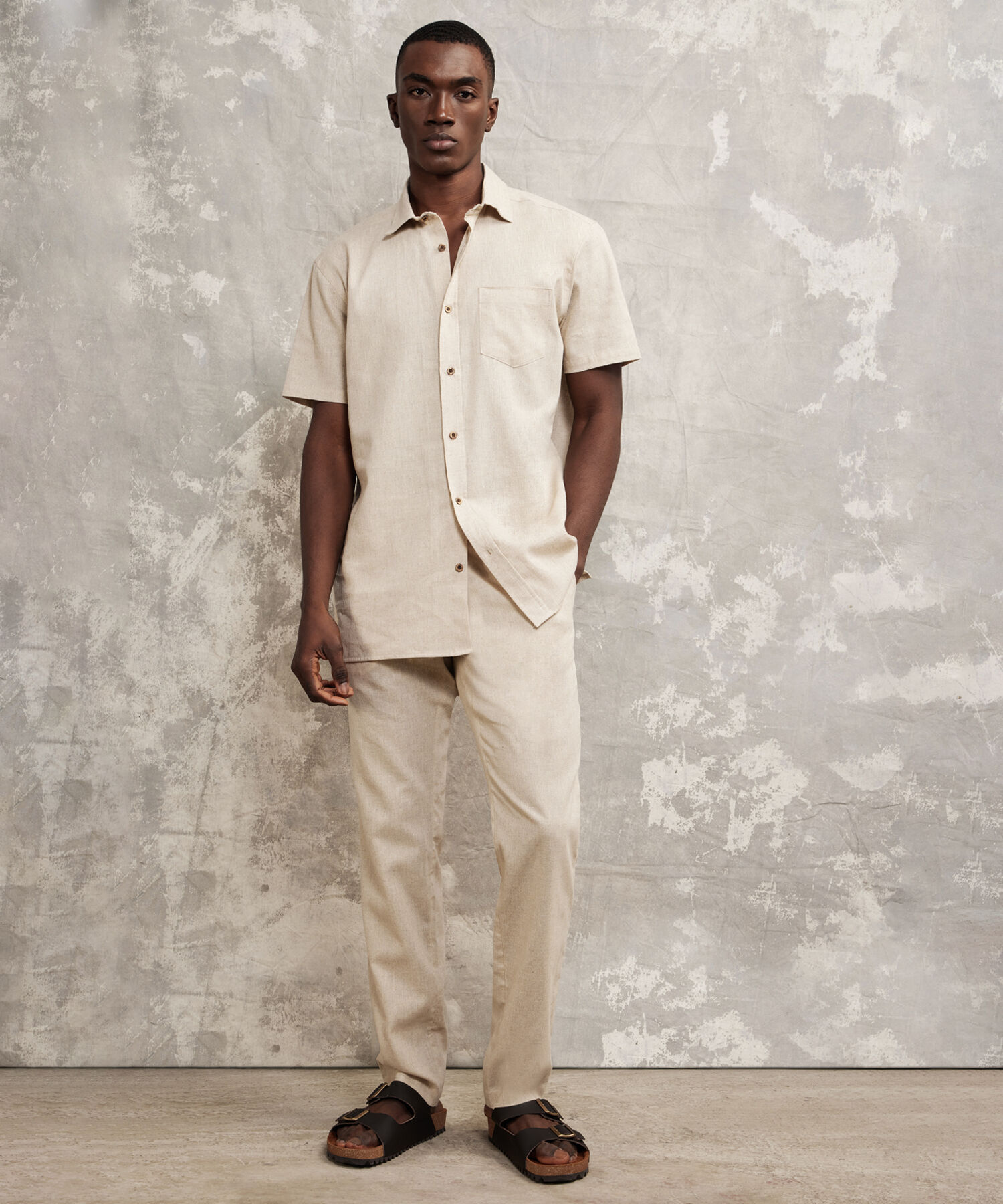 Camisa tipo chino top