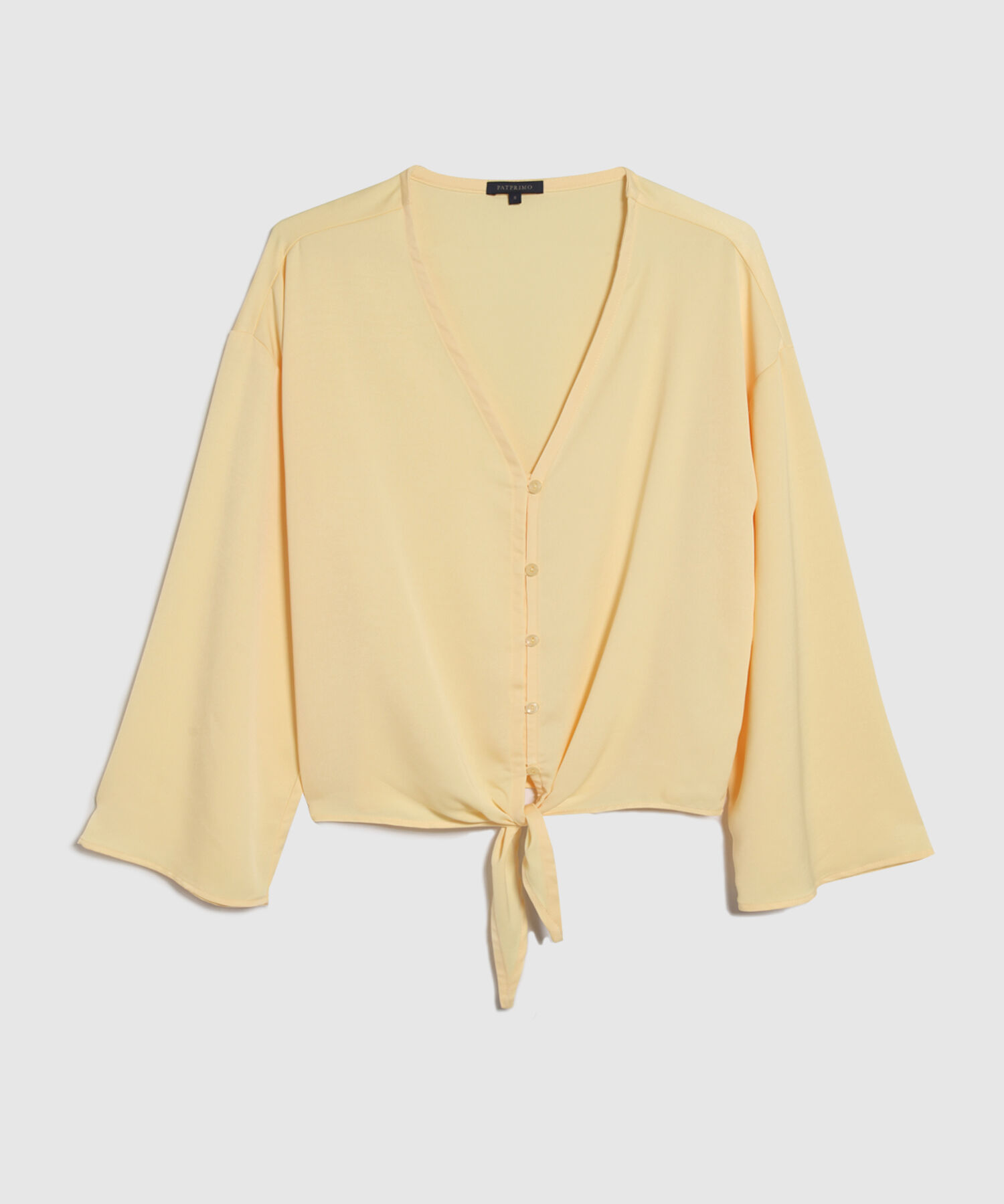 Blusa Manga Larga Amplia