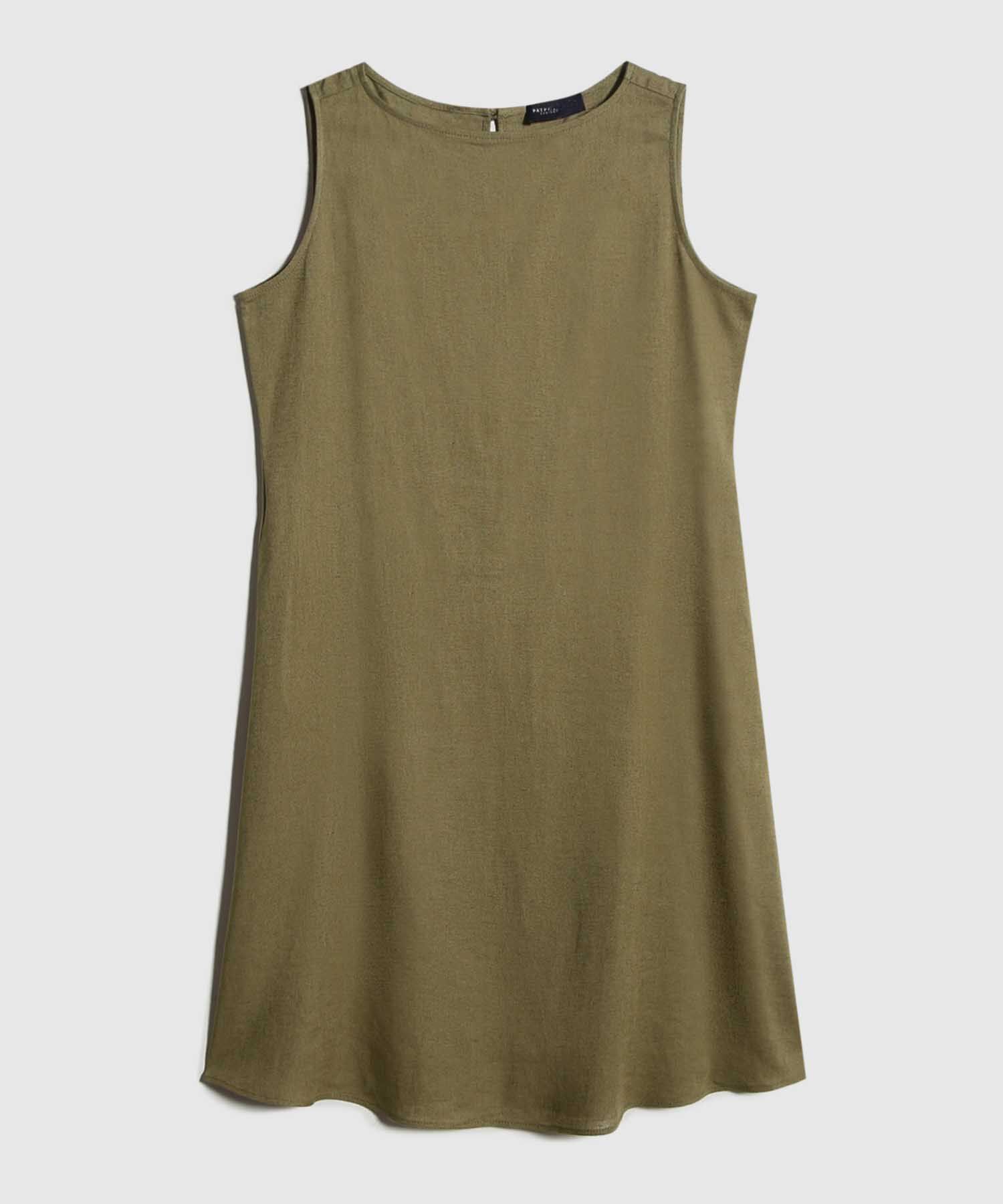 Vestido en Efecto Lino
