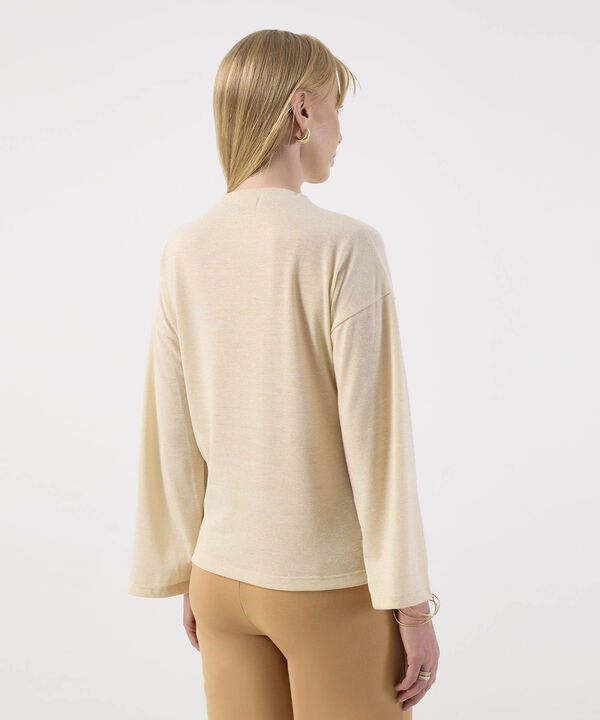 Saco Tejido Con Brillos