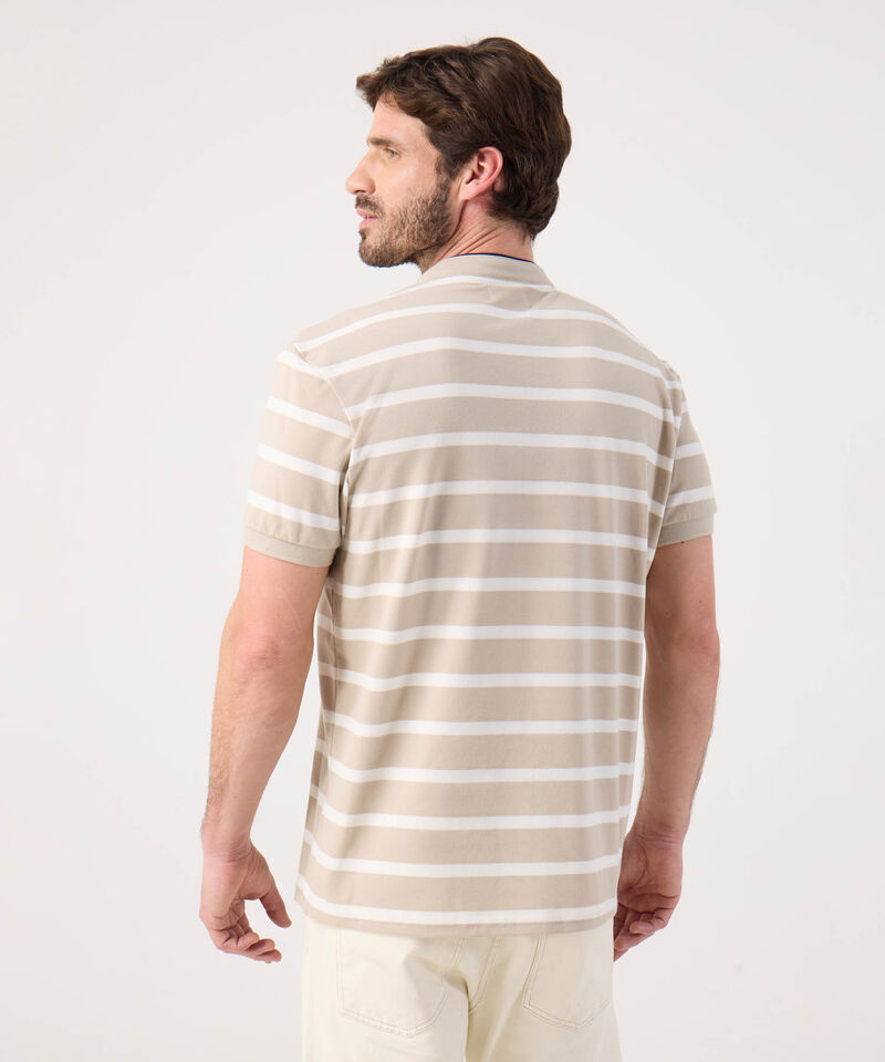 Polo Cuello Mao A Rayas 