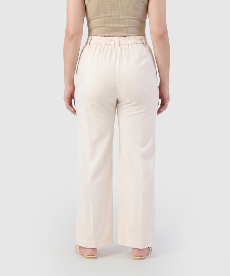 Pantal&oacute;n Unicolor De Tiro Alto Para Mujer Curvy