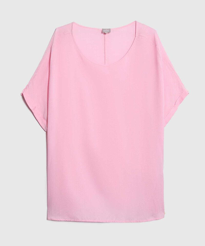Blusa Manga Corta con Doblez