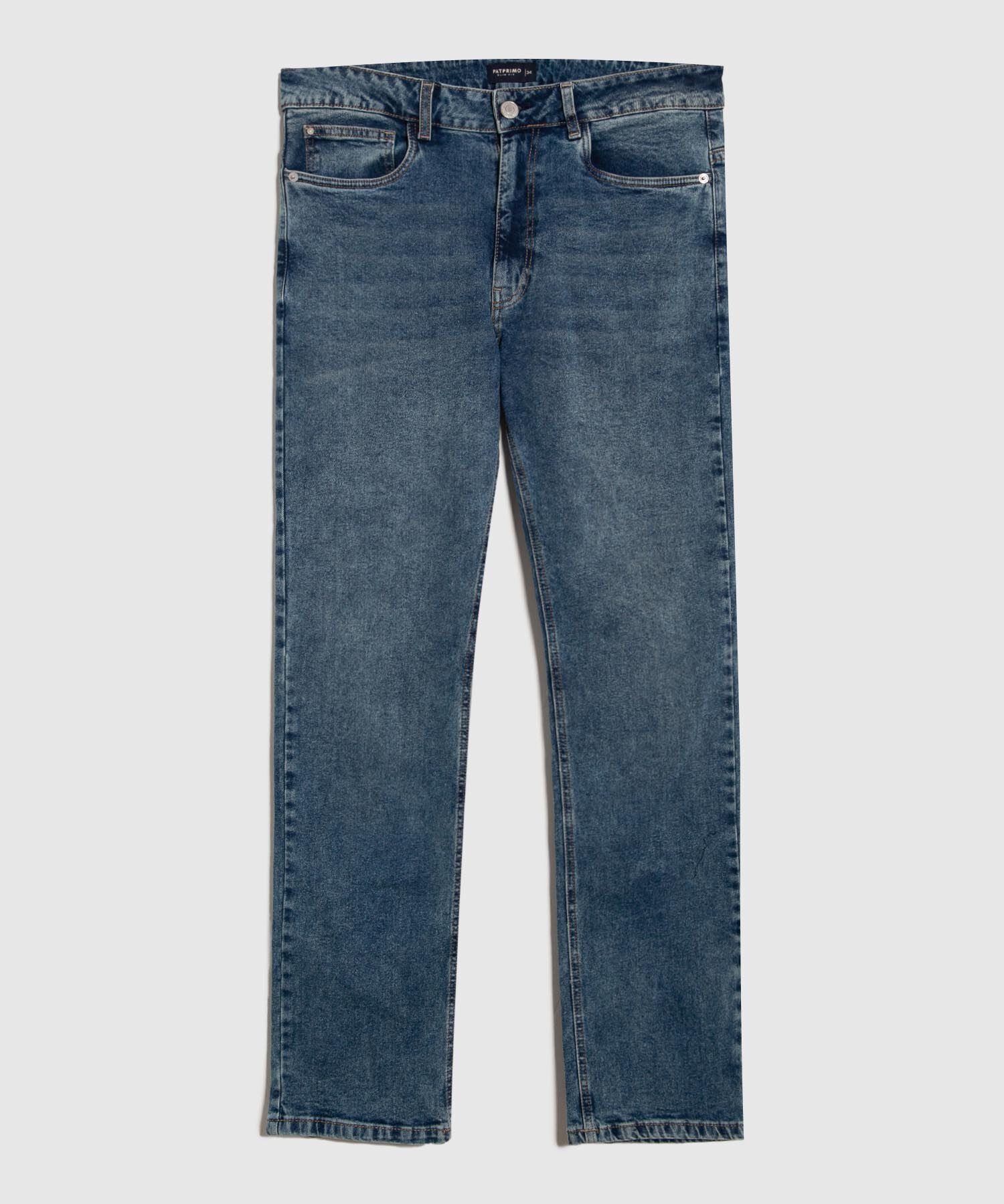 Jeans Regular Tono Medio