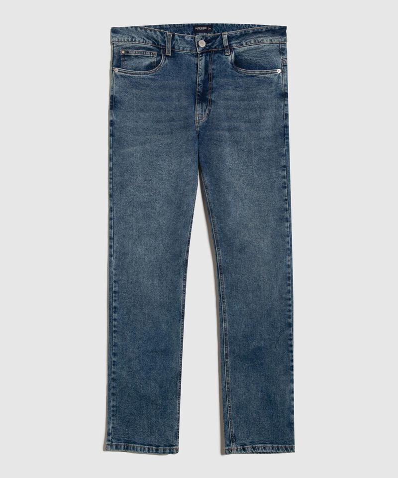 Jeans Regular Tono Medio