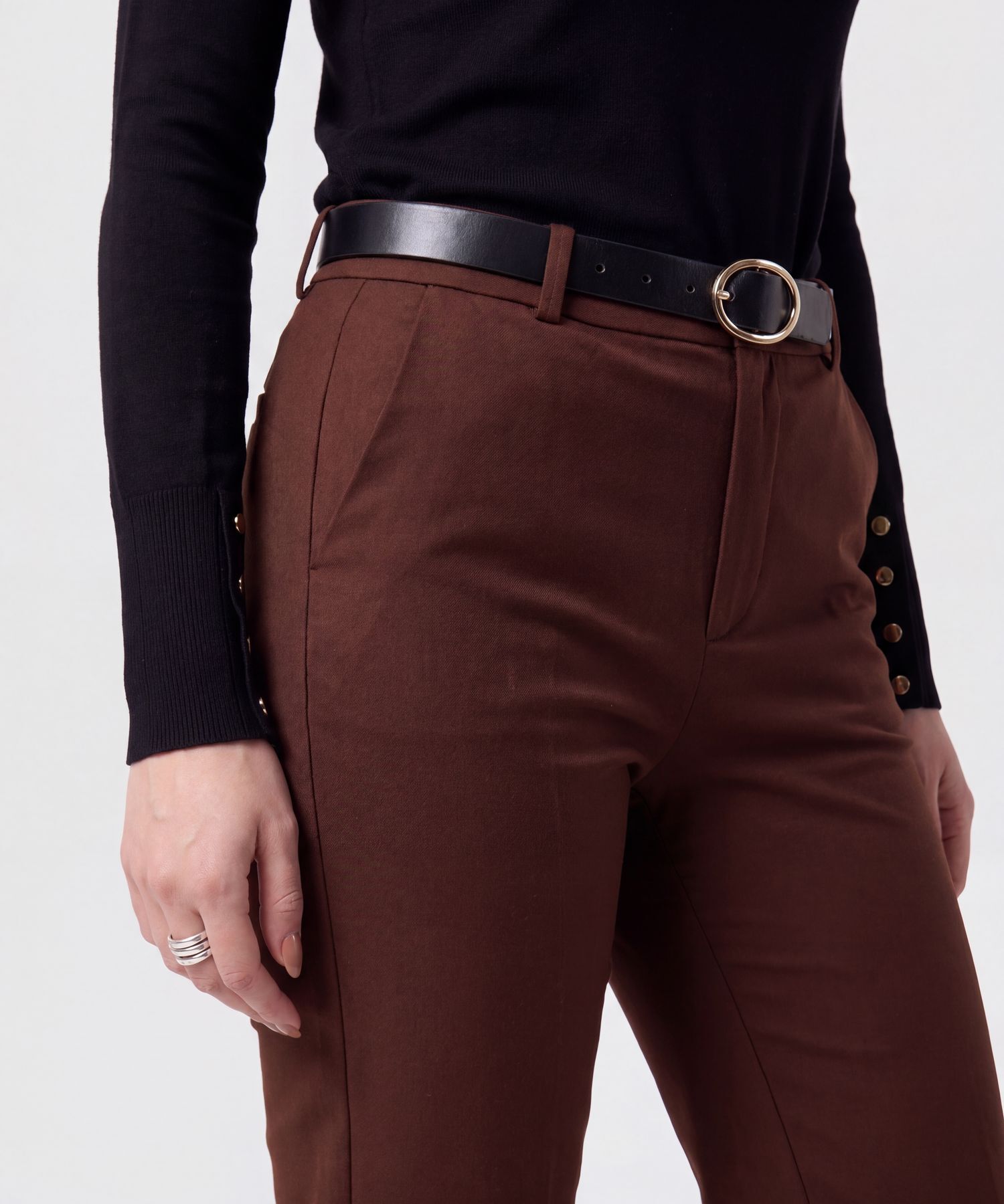 Pantal&oacute;n Chino con Pasadores Para Mujer
