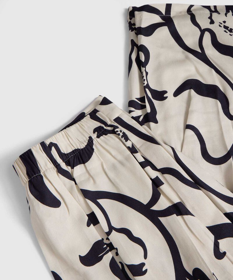 Pantal&oacute;n Estampado de Ca&iacute;da Fluida para Mujer