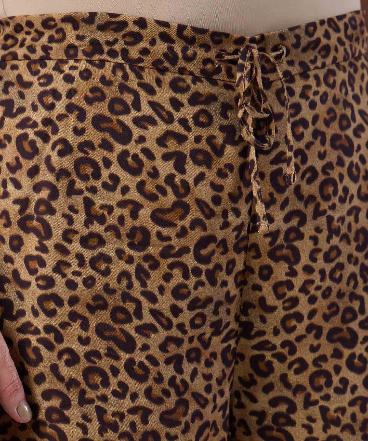 Pantalon animal print para mujer curvy
