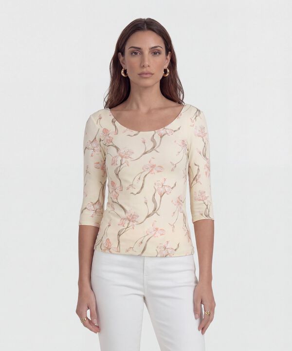 Camiseta Estampada Manga 3/4  image number null