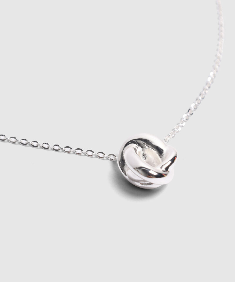 Collar De Cadena Con Dije Entrelazado Mujer