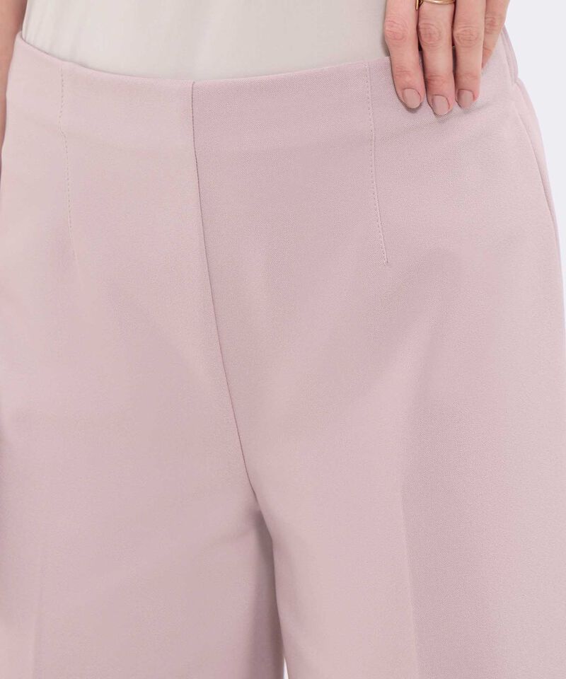 Pantalon culotte unicolor para mujer