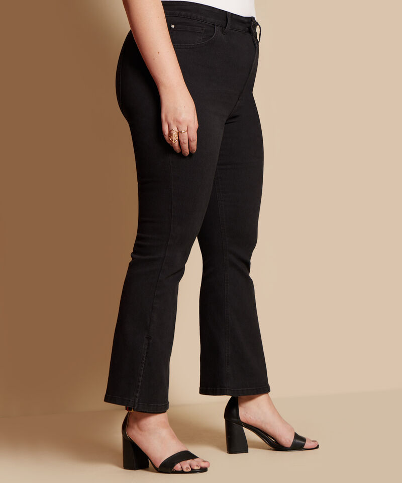 Jean Flare Negro Abertura