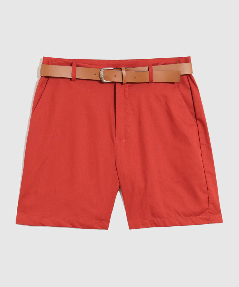 Bermuda Casual Con Cinturón