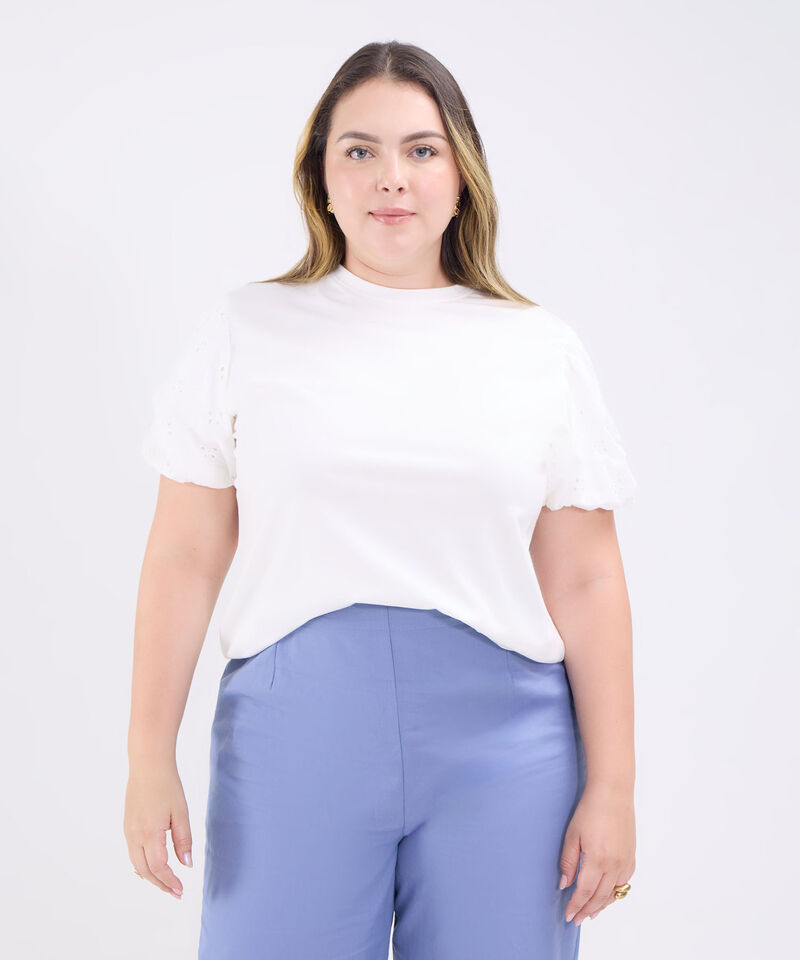 Camiseta Mangas en Ojalillo