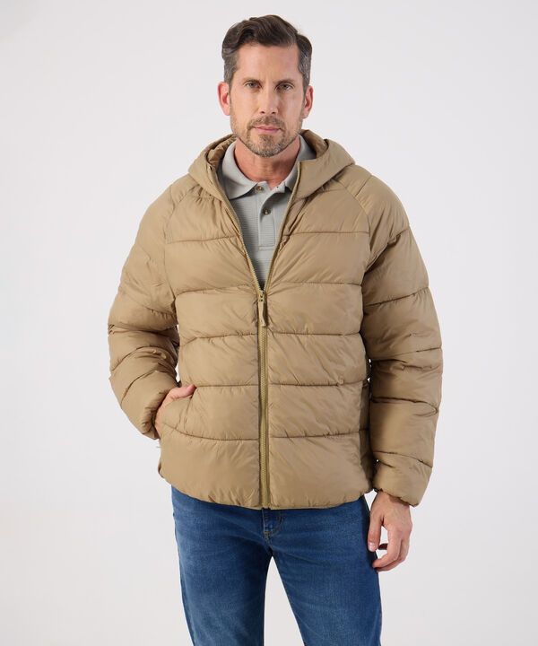 Chaqueta Acolchada Con Capota Para Hombre image number null