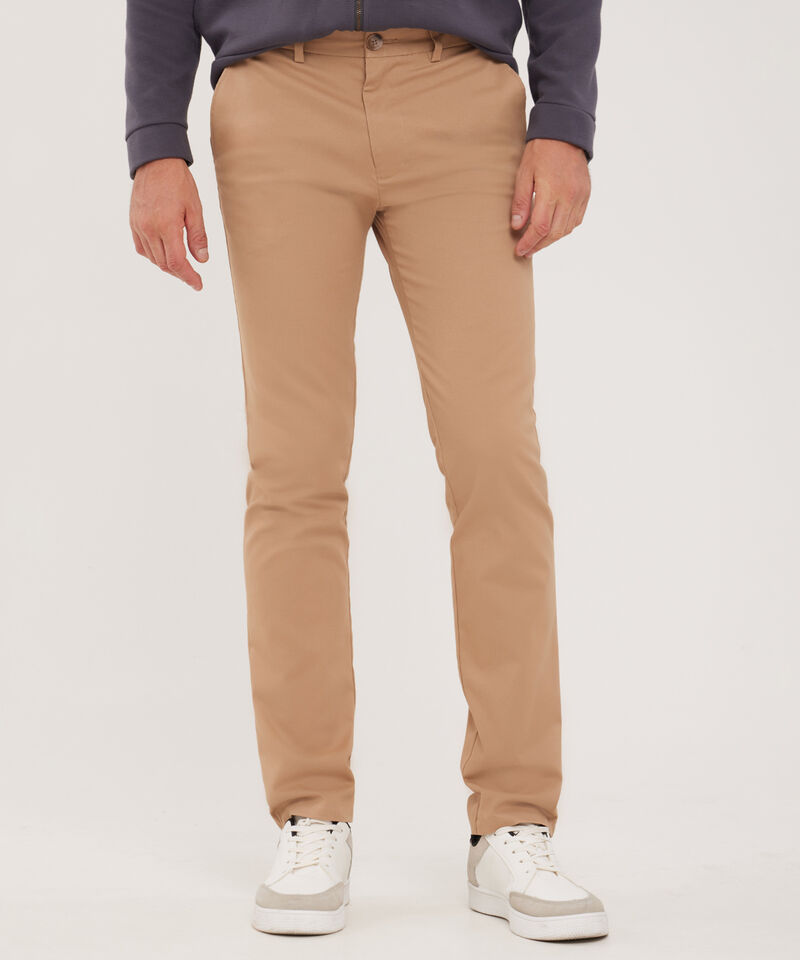 Pantalon Chino Basico Contraste - Nuevo Fit- Slim