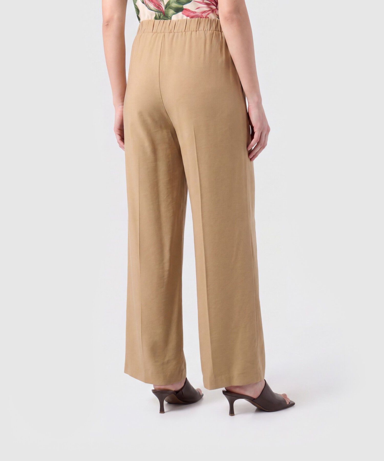 Pantal&oacute;n Fluido con Pretina Para Mujer