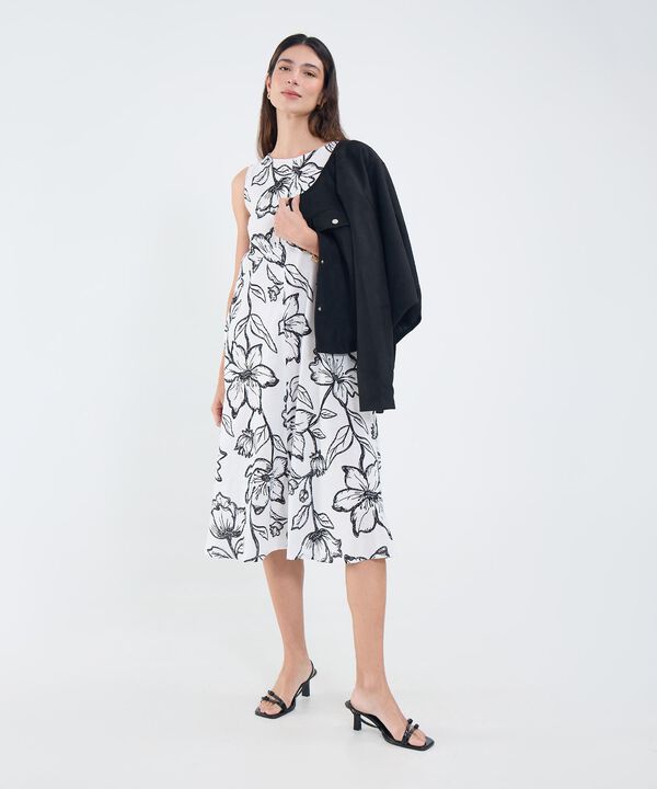 Set Para Mujer Vestido Estampado, , hi-res image number null