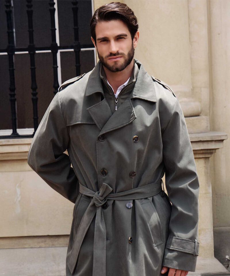 Chaqueta Trench Coat Unicolor