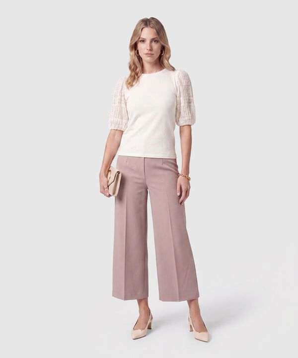 Pantal&oacute;n Culotte De Tiro Alto Mujer
