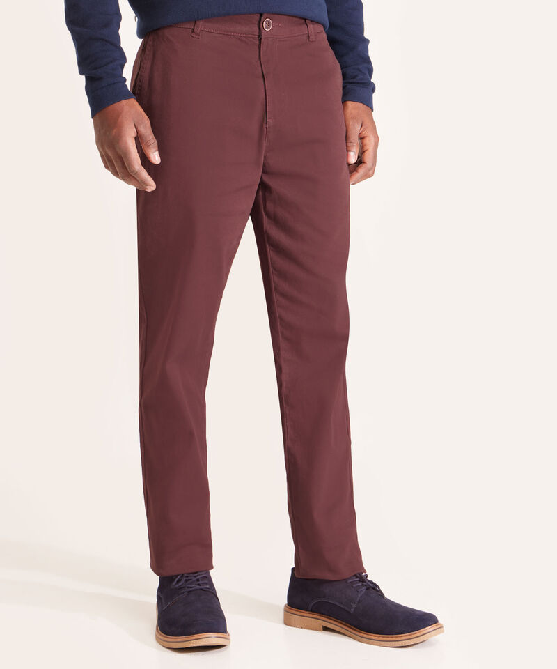 Pantalón Chino Slim Fit Unicolor