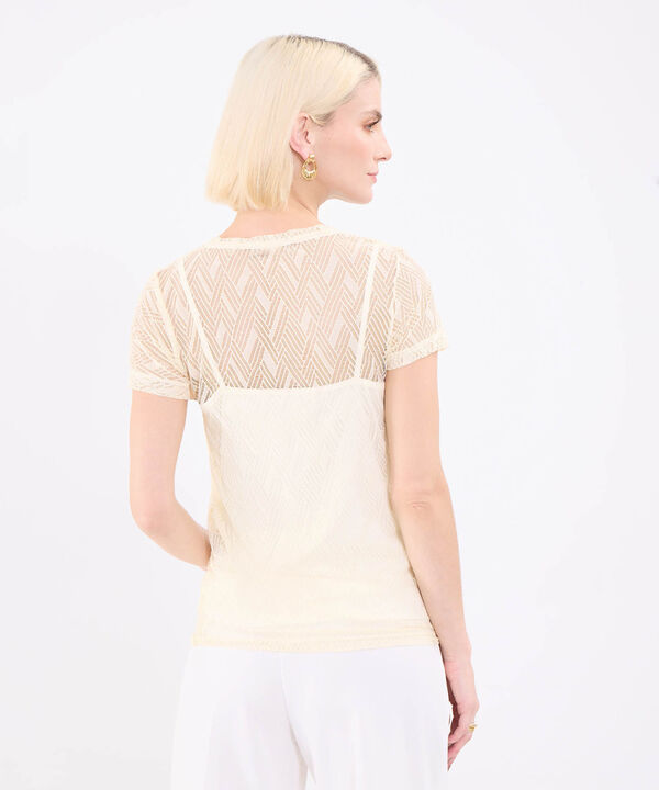 Camiseta Texturisada Para Mujer