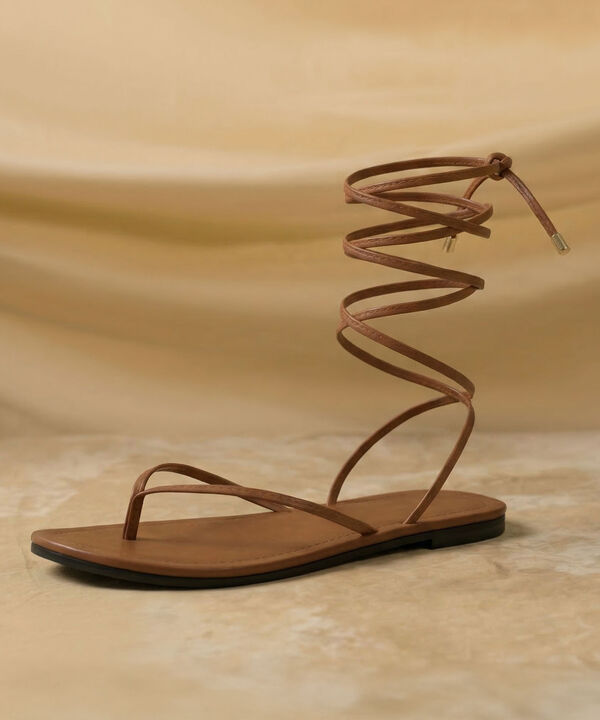 Sandalias De Amarre Tipo Romano Para Mujer