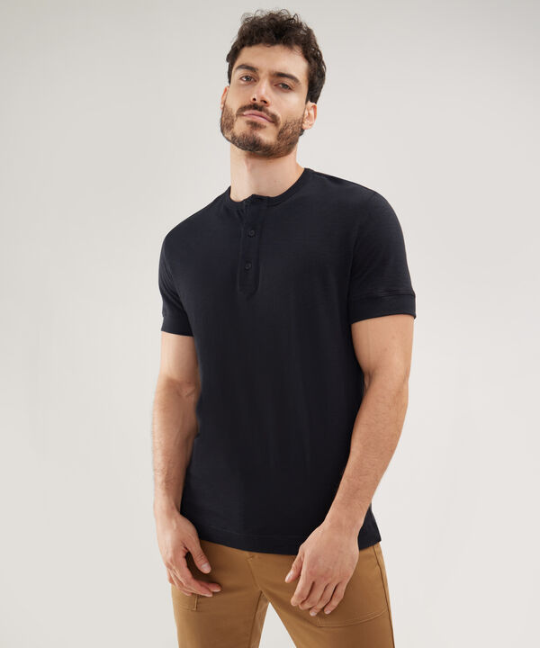Camiseta Manga Corta Henley