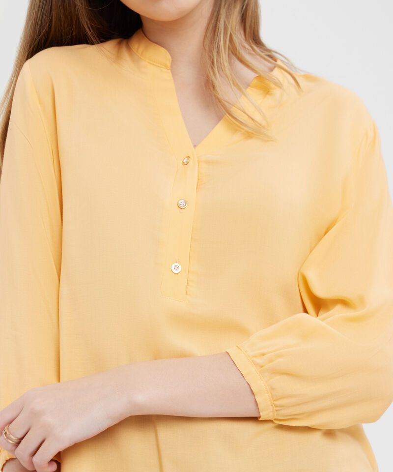 Blusa Manga 3/4 Unicolor