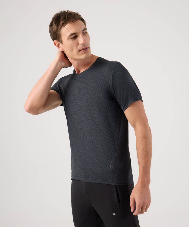 Camiseta Manga Corta Jaspeada