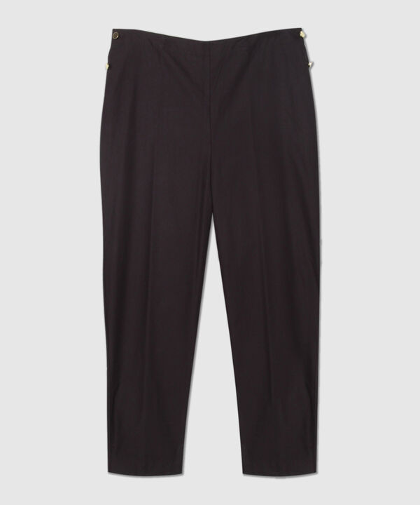 Pantalón Baggy con Botones Decorativos