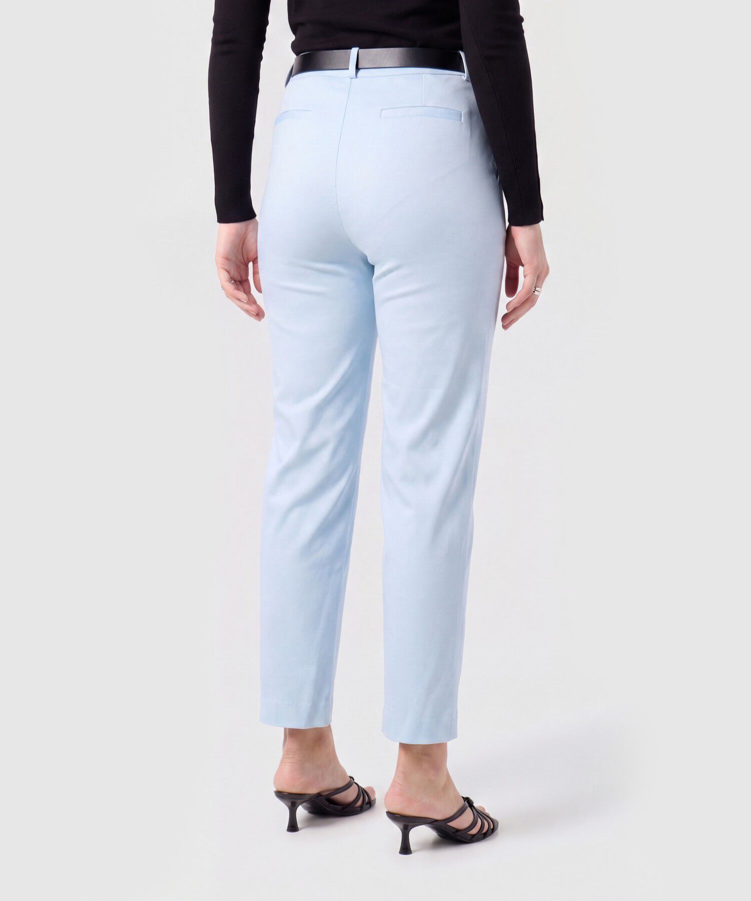 Pantal&oacute;n Unicolor con Pasadores Para Mujer