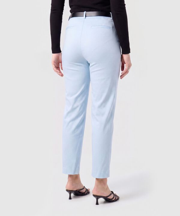 Pantal&oacute;n Unicolor con Pasadores Para Mujer