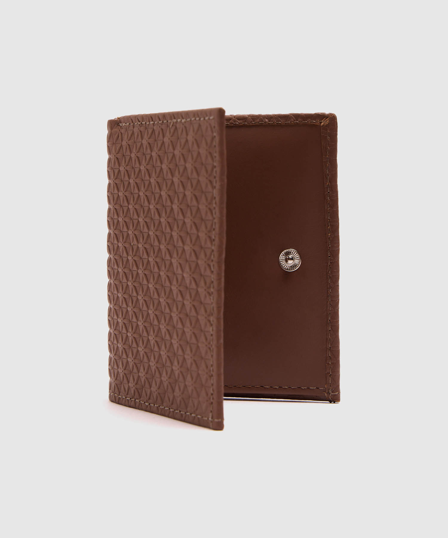 Billetera Con Textura Geom&eacute;trica Para Mujer