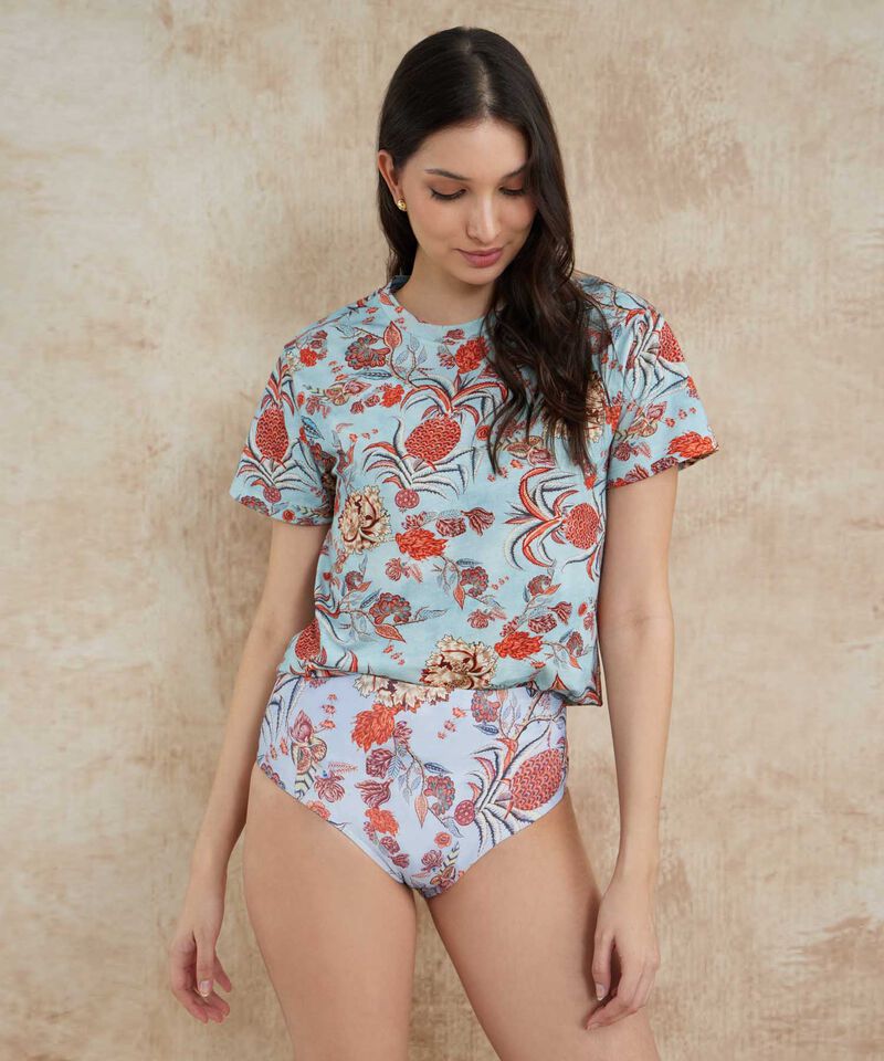 Camiseta Manga Corta Estampada Campaña Beatriz Camacho