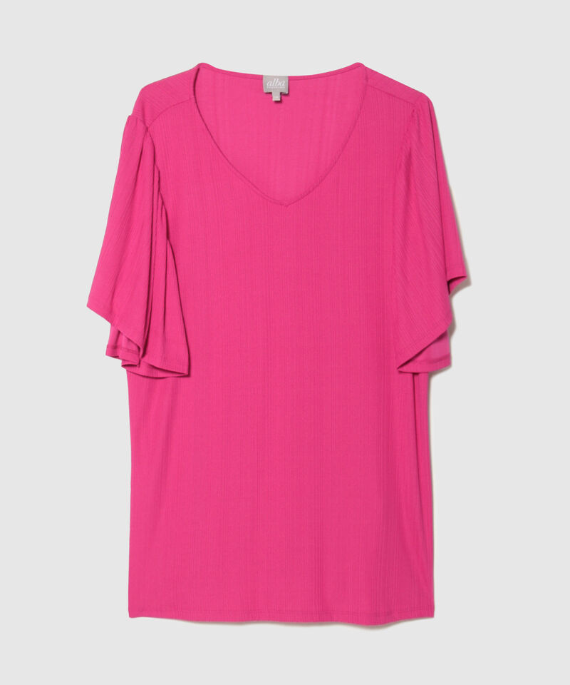 Camiseta Manga Corta con Escote en V