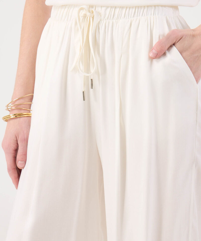 Pantalón Fluido Con Pretina Resortada