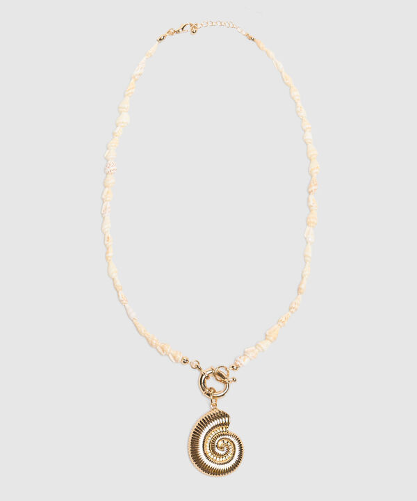 Collar Mujer Con Dije De Concha image number null