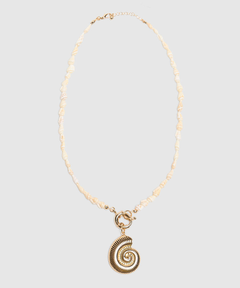 Collar Mujer Con Dije De Concha