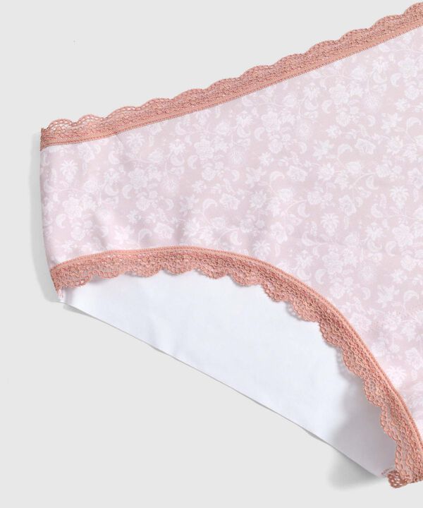 Panty Estampado Cl&aacute;sico Posterior Invisible