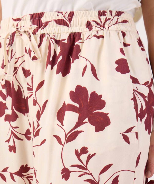 Pantalon Fluido Estampado Para Mujer Curvy image number null