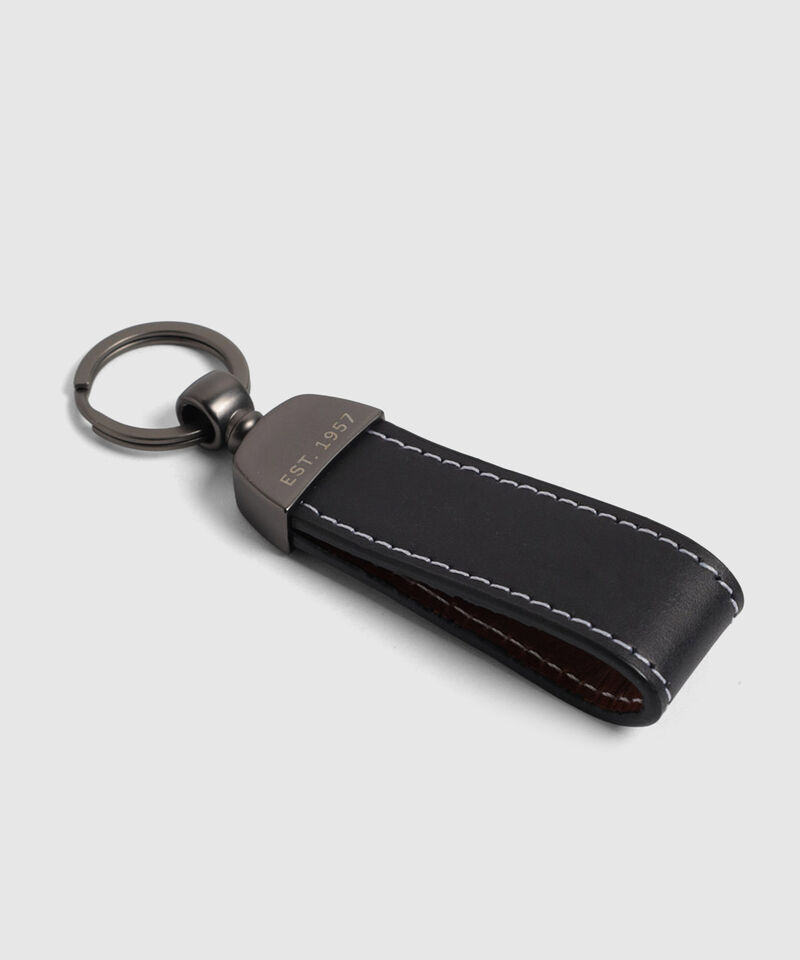 Llavero Unicolor Con Costura Para Hombre