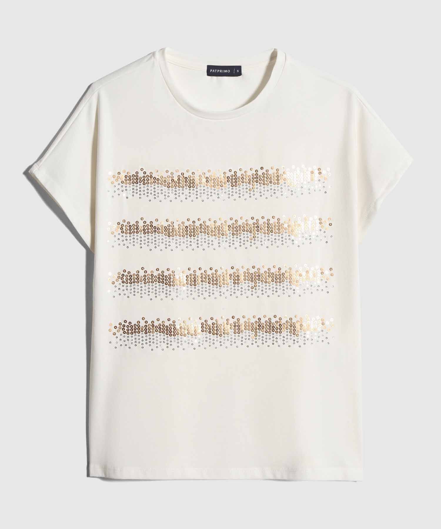 Camiseta con Lentejuelas