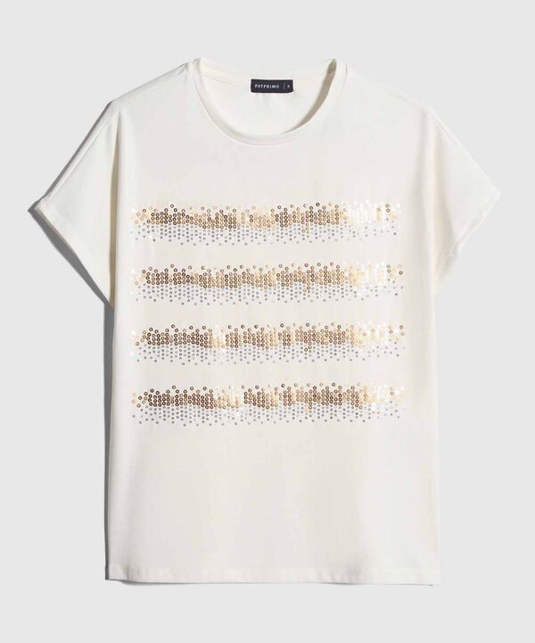 Camiseta con Lentejuelas