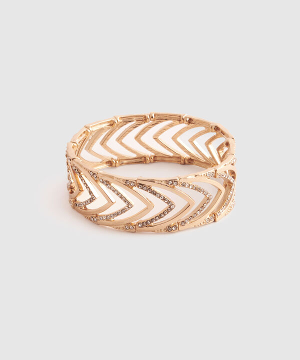 Brazalete R&iacute;gido Con Apliques Para Mujer image number null